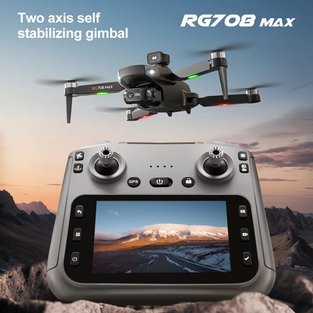 RG708MAX Drone Brushless Quadcopter GPS Positioning Screen Control Aerial Photography Obstacle Avoidance Drone