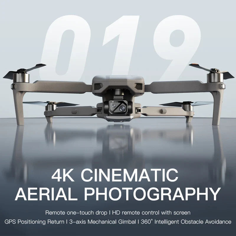 SJY-019 GPS Drone Camera 4K 3 Axis Mechanical Gimbal 360 Obstacle Avoidance 5G WiFi FPV UAV Mapping Professional Plastic