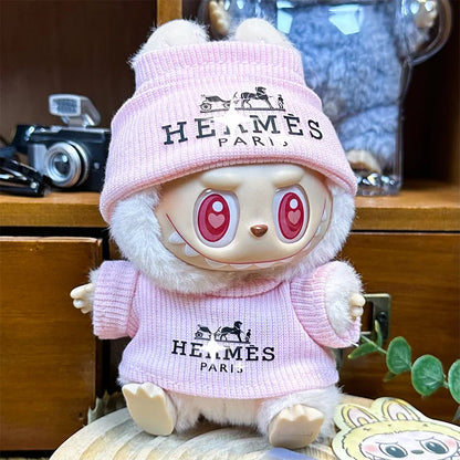 Labubu Designer Clothes Accessories For Sitting And Standing Plush Dolls Universal Blind Box Clothing