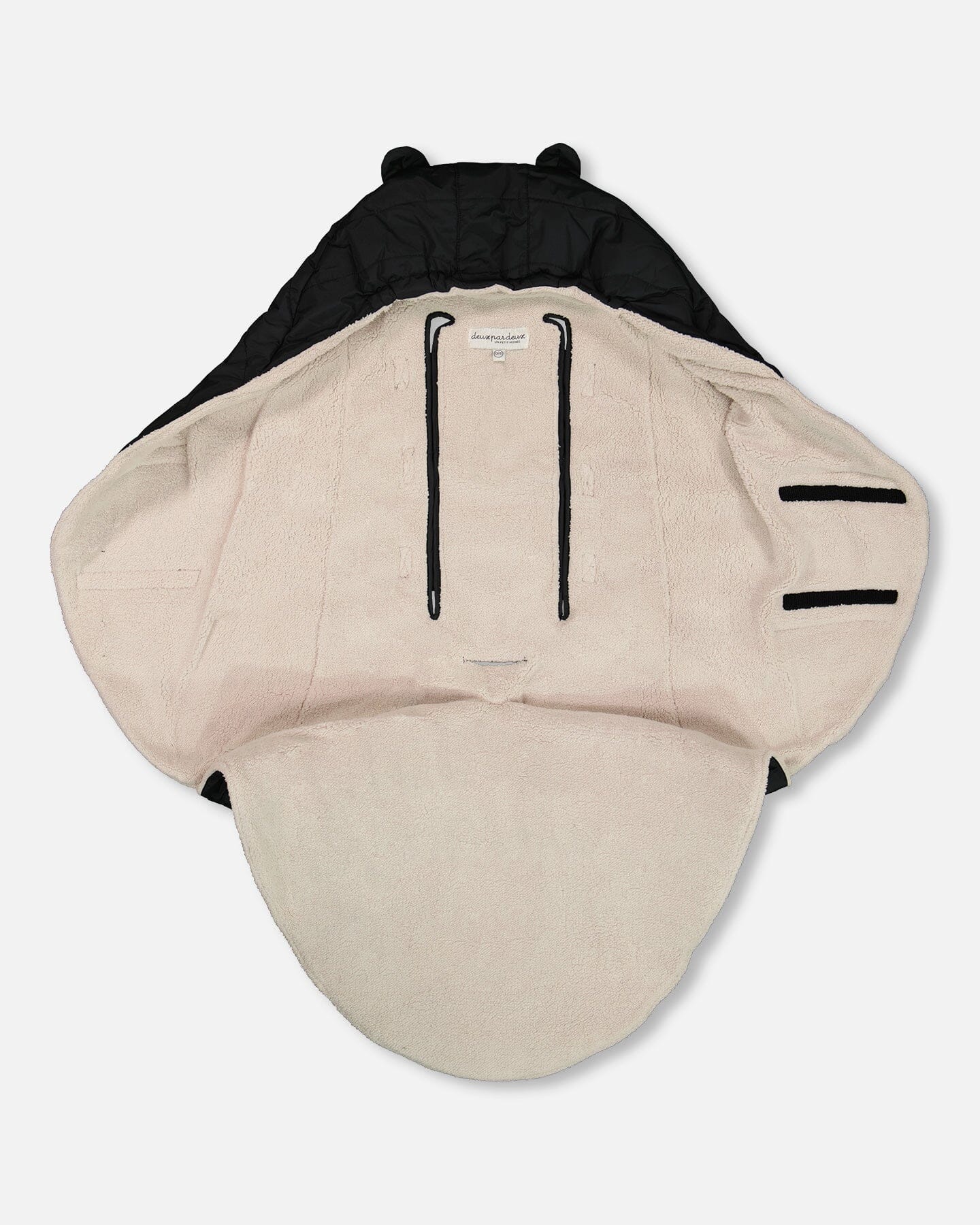 Snugly Baby Wrap Designed For Car Seat And Stroller Black