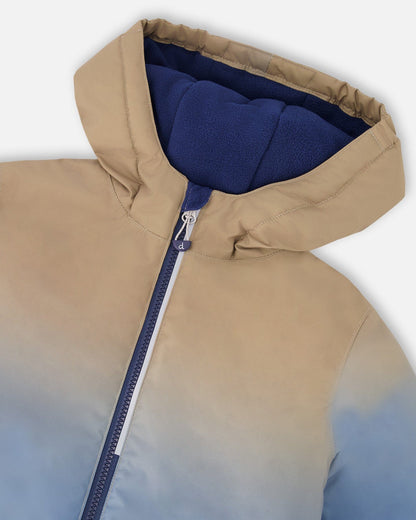 Two-Piece Chill Outerwear Set With Light Insulation Navy Blue