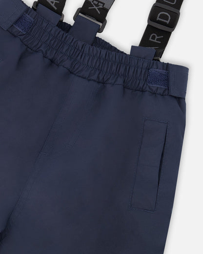 Two-Piece Chill Outerwear Set With Light Insulation Navy Blue