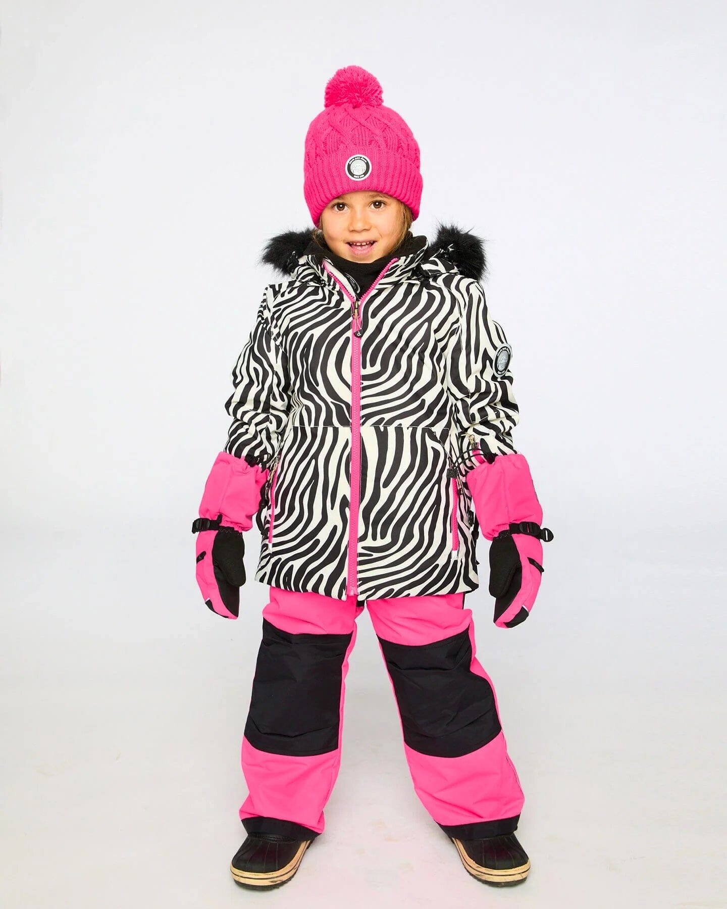 Two-Piece Play Snowsuit Fuchsia