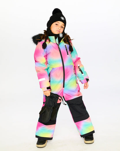 Combinaison de Neige Une Pièce Multicolore