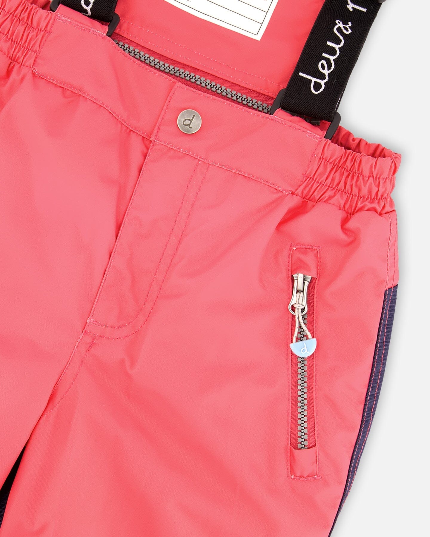 Two-Piece Play Snowsuit With Printed Jacket Flash Coral