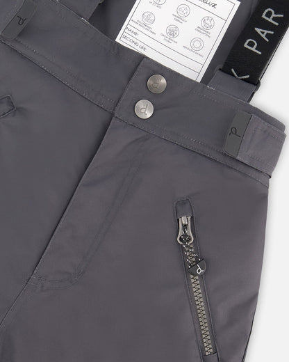 Pantalon de neige Solid Play gris foncé
