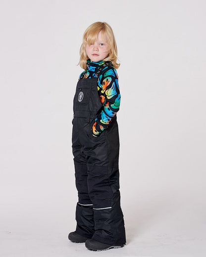 Combinaison de Neige Salopette Noire Solid Play