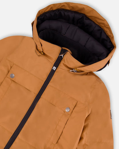 Two-Piece Teknik Snowsuit Brown And Black