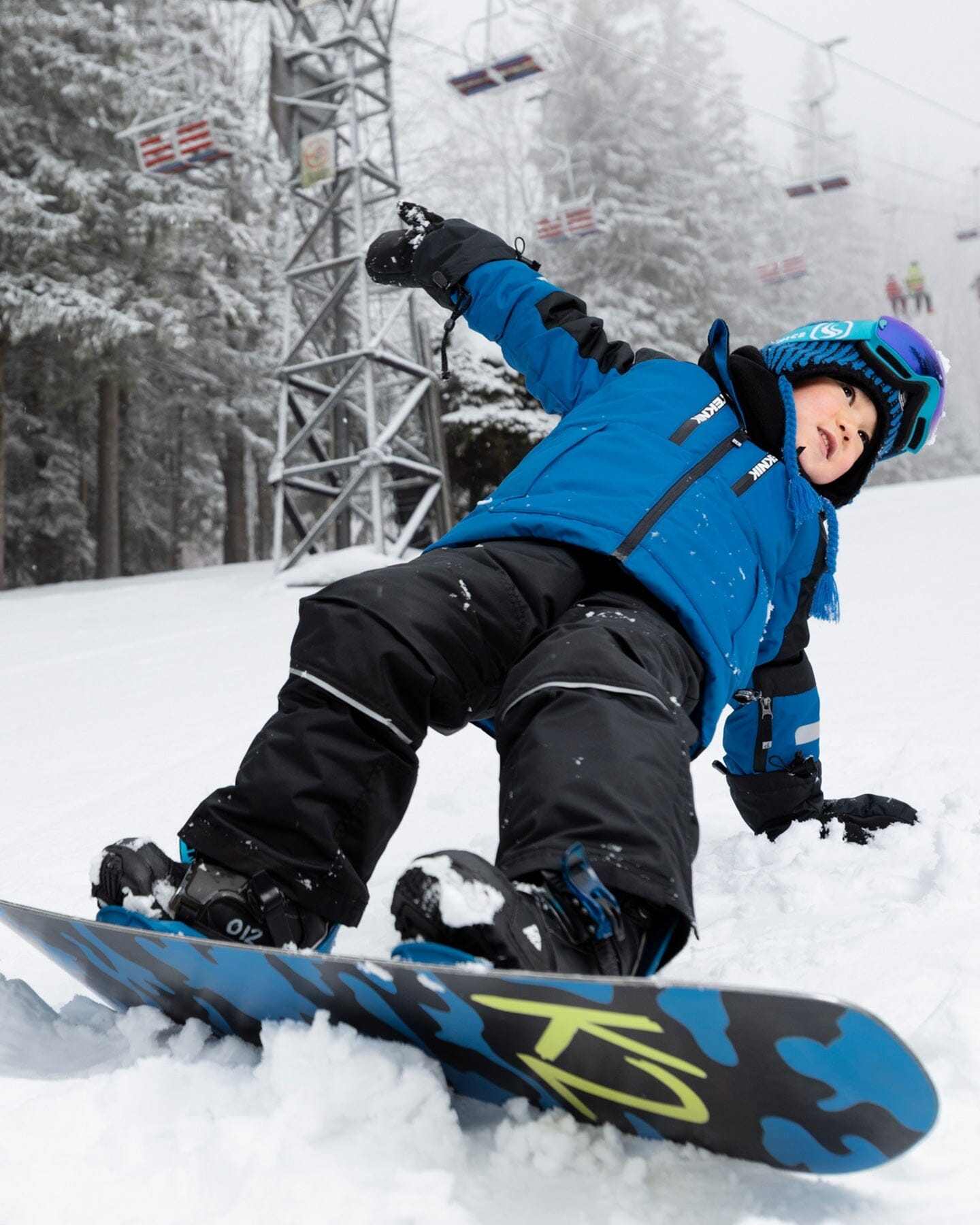 Two-Piece Teknik Snowsuit Royal Blue
