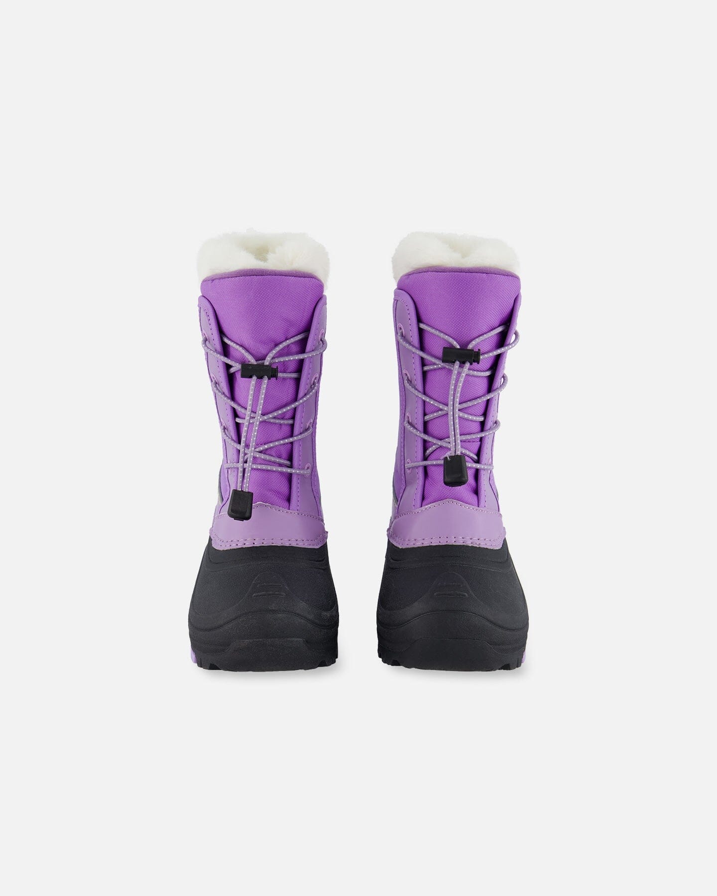 Bottes d'hiver lavande avec chausson amovible