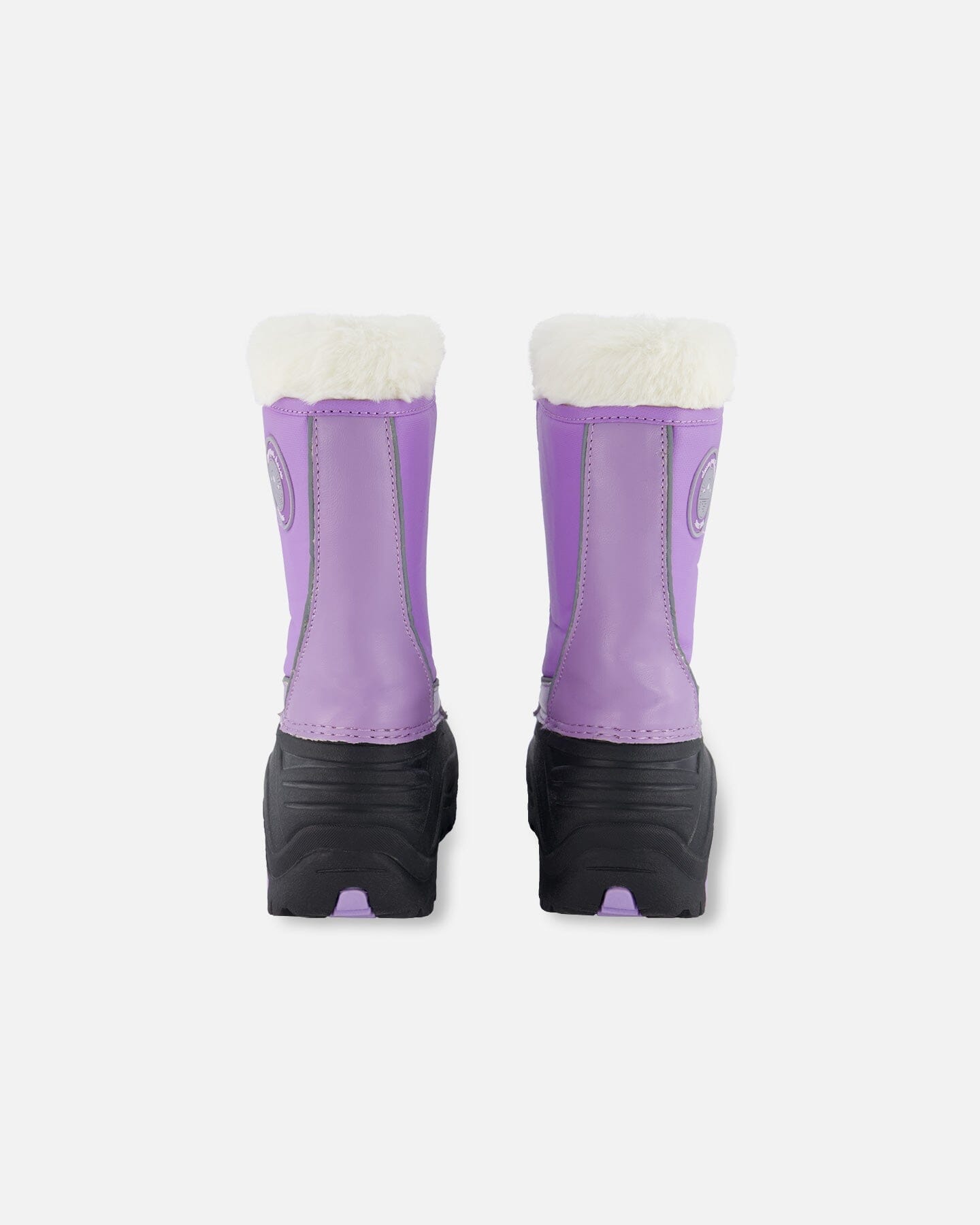 Bottes d'hiver lavande avec chausson amovible