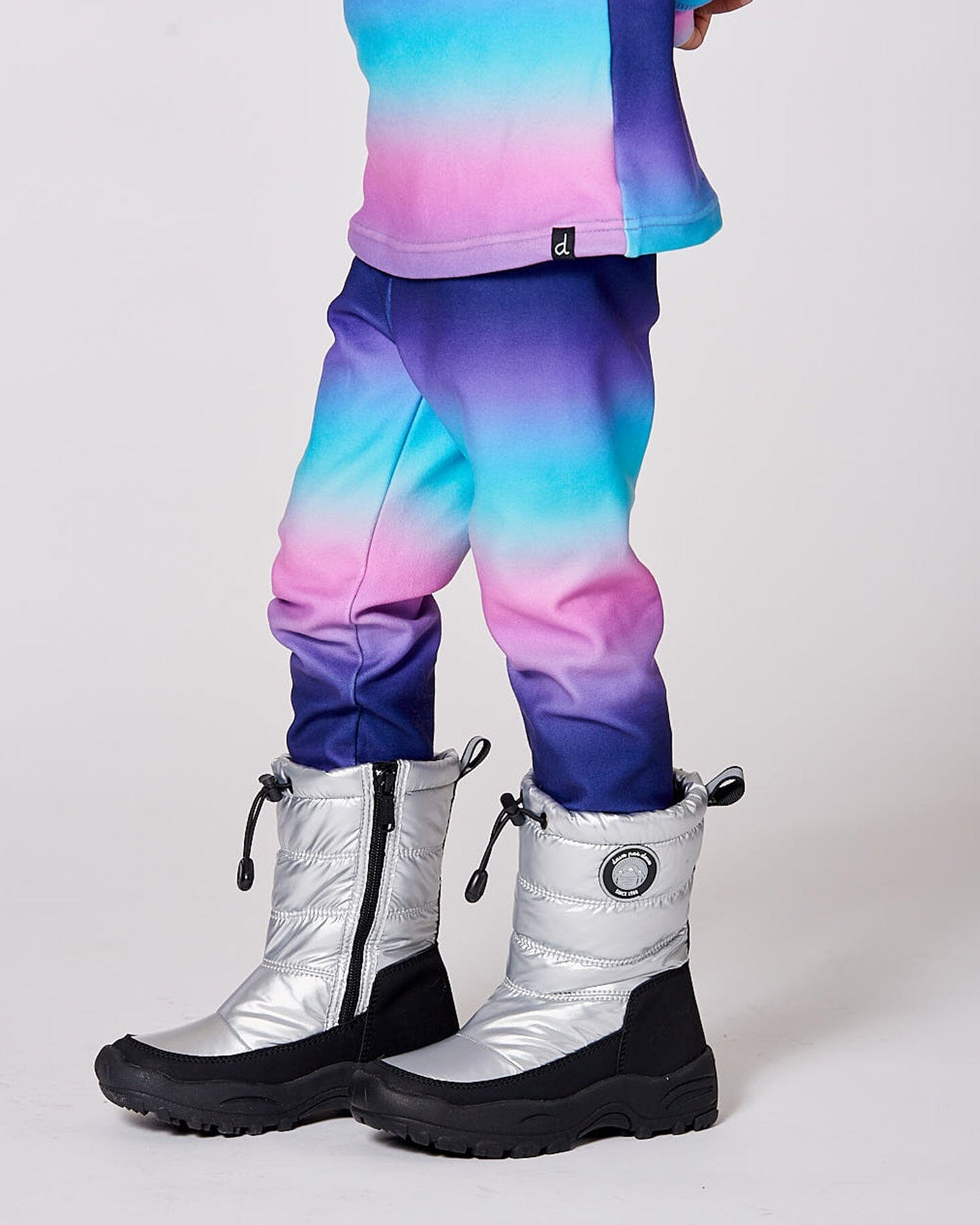 Bottes d'hiver argentées