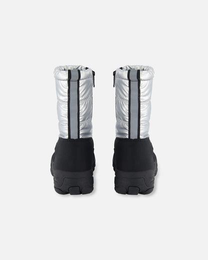 Bottes d'hiver argentées