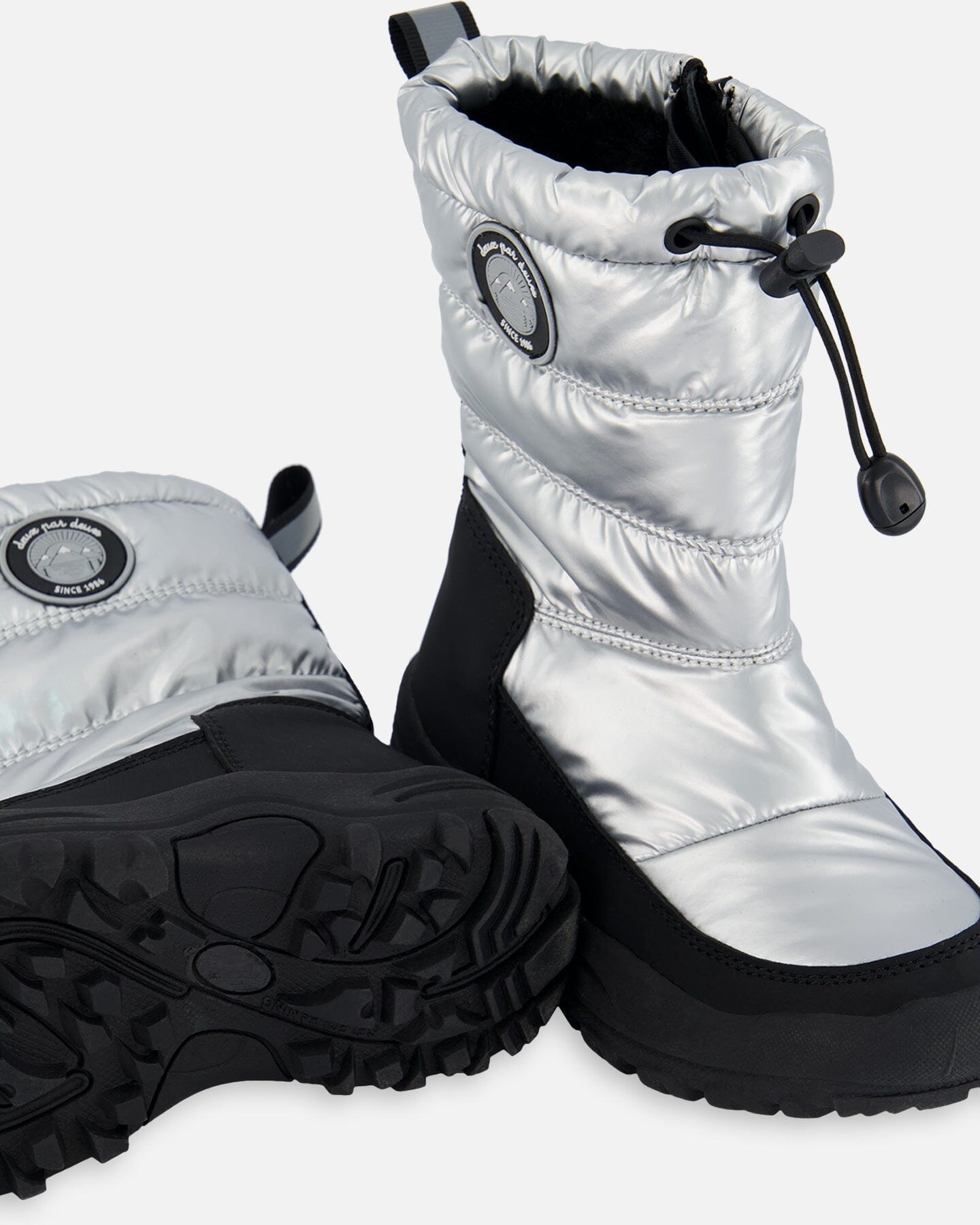 Bottes d'hiver argentées