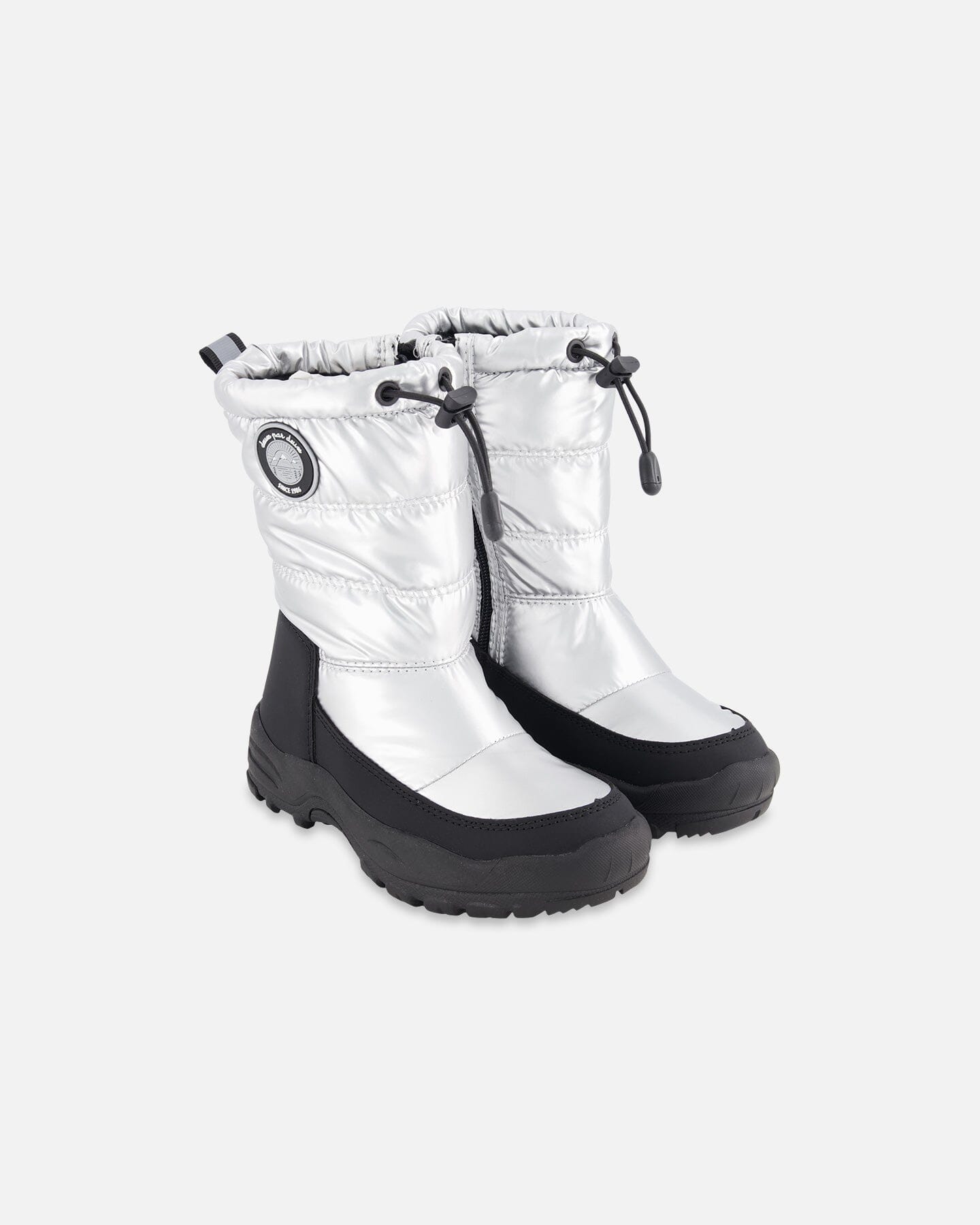 Bottes d'hiver argentées