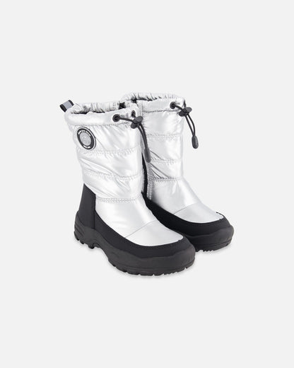 Bottes d'hiver argentées