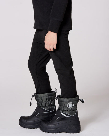 Bottes d'hiver noires unies