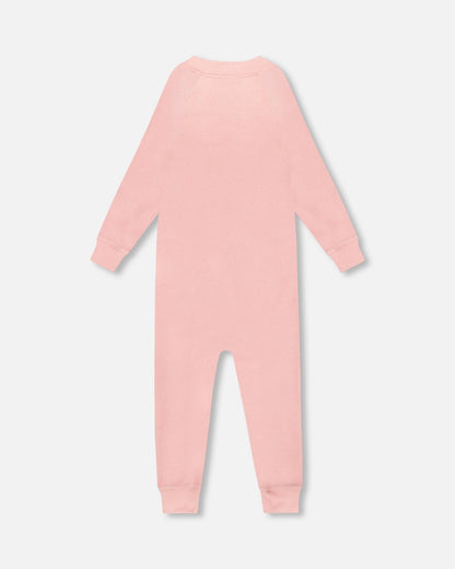 One-Piece Thermal Underwear Dusty Pink