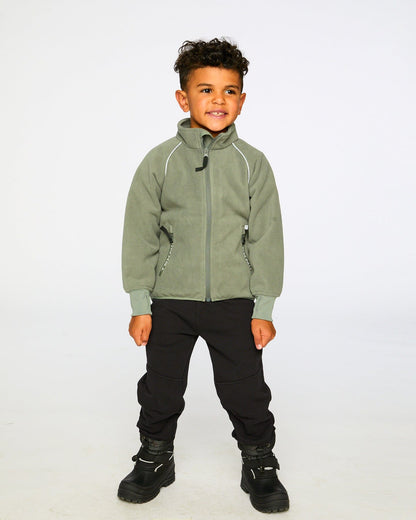 Veste Windfleece TEKNIK mi-saison Sauge