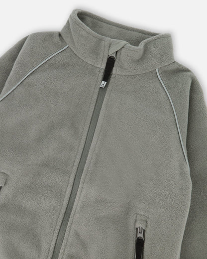 Veste Windfleece TEKNIK mi-saison Sauge