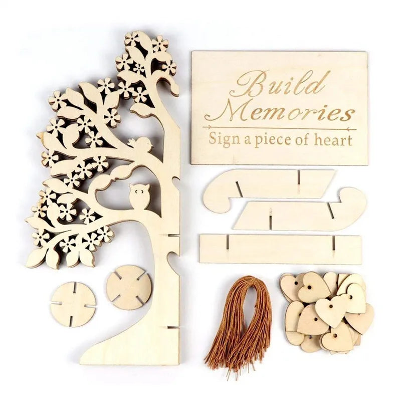 Wooden Art DIY Craft Christmas Tree Shape Accessories Christmas Wood Family Party Wedding Decoration Diy Unfinished Crafts