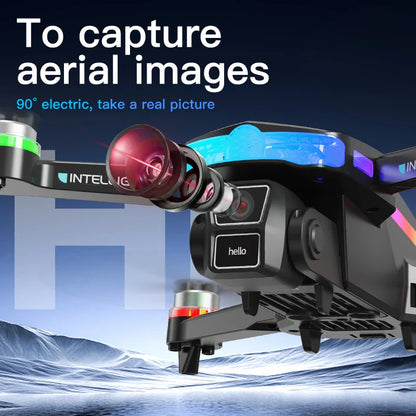 New F177 Mini Drone Dual Obstacle Avoidance Optical Wireless Remote Control Helicopter Beginner Foldable Quadcopter 48MP Camera