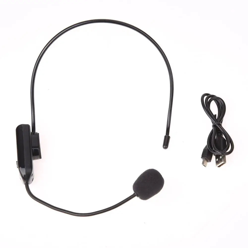 Microphone sans fil FM portable, casque, Radio, mégaphone, pour haut-parleur, enseignement des réunions, Guide touristique, conférences