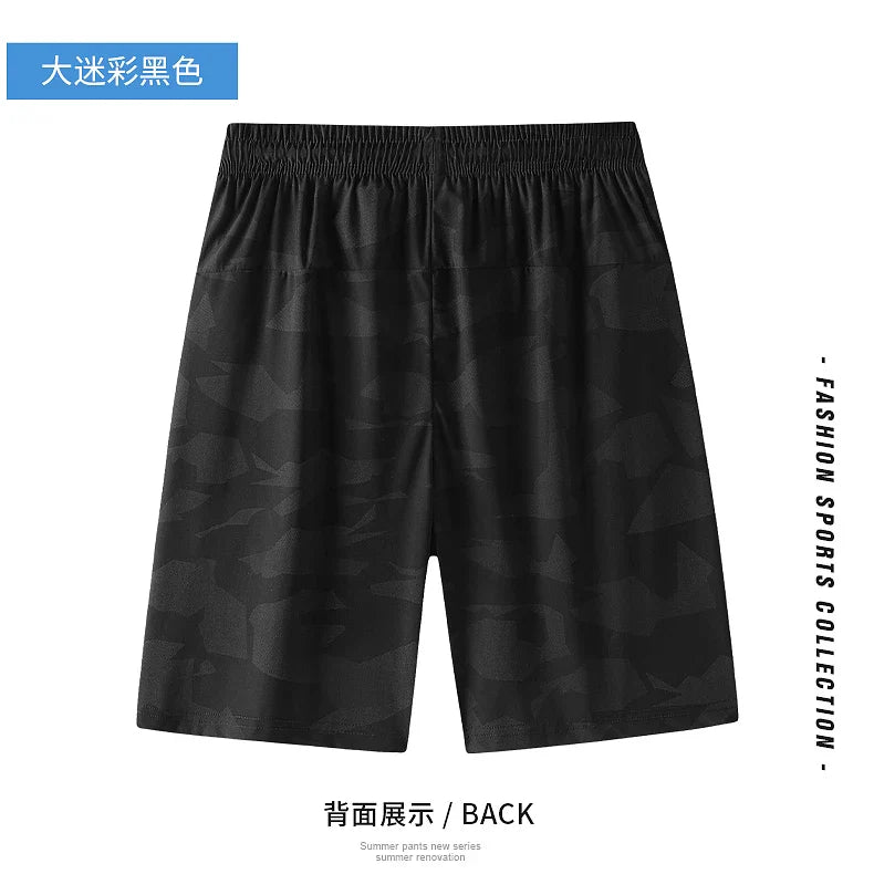 Men's Shorts For Men Summer Oversized Sports Casual Short Pant Britches Trousers Boardshorts Beachwear Breathable Elastic Waist