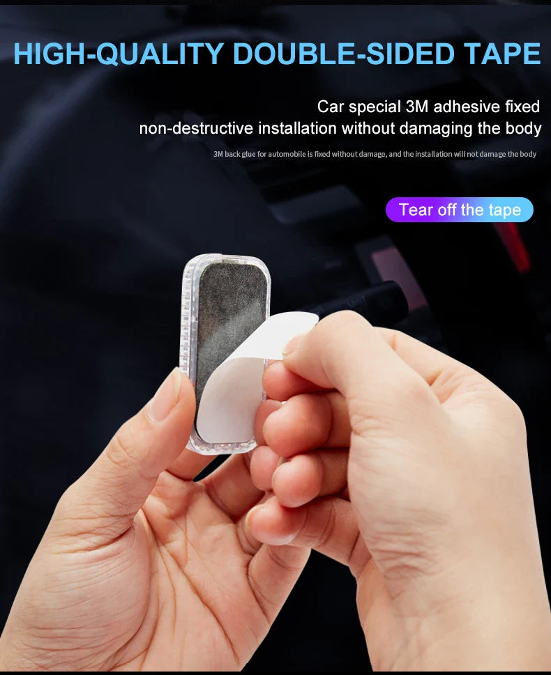 LED tactile lumière Mini sans fil voiture éclairage intérieur Auto toit plafond lampe de lecture pour porte pied coffre boîte de rangement USB charge