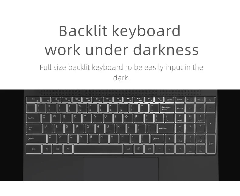 Laptop 15.6 Inch IPS Screen 16GB RAM Intel Celeron N5095 Business Netbook Windows 10 11 Pro Gaming Office Notebook Pc Portable