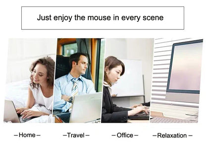 Dual Mode 2.4G Wireless Mouse One-Click Desktop Function Type-C Rechargeable Silent Backlight Mice for Laptop PC New