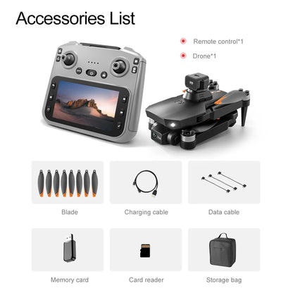 RG708MAX Drone Brushless Quadcopter GPS Positioning Screen Control Aerial Photography Obstacle Avoidance Drone