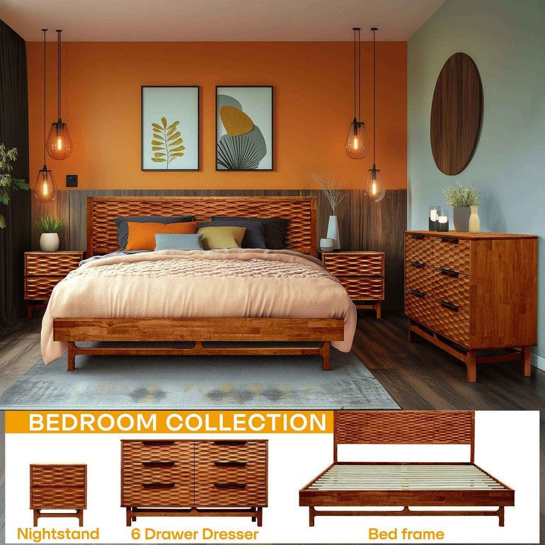 Acacia Elara Dresser with 6 Drawers for Stylish Storage Solutions