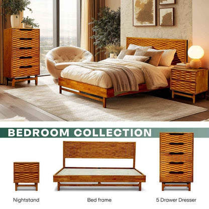 Acacia Elara Dresser with 5 Drawers for Stylish Storage Solutions