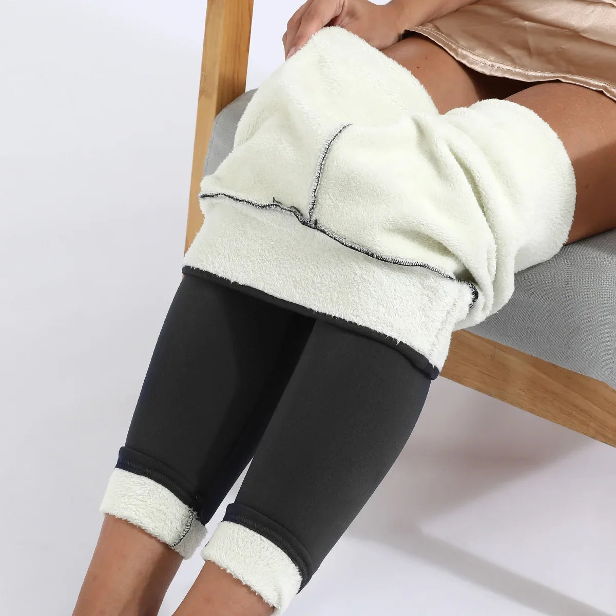 3XL chaud hiver épais Leggings femmes laine polaire femmes vêtements agneau cachemire velours pantalon élasticité S-3XL