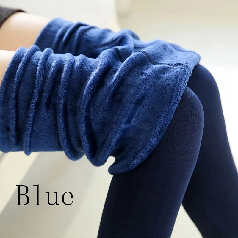 Leggings d'hiver chauds S-5XL grande taille femmes pantalons en velours chaud Leggins taille haute Legging épais pantalon d'hiver pantalon femmes Leggin