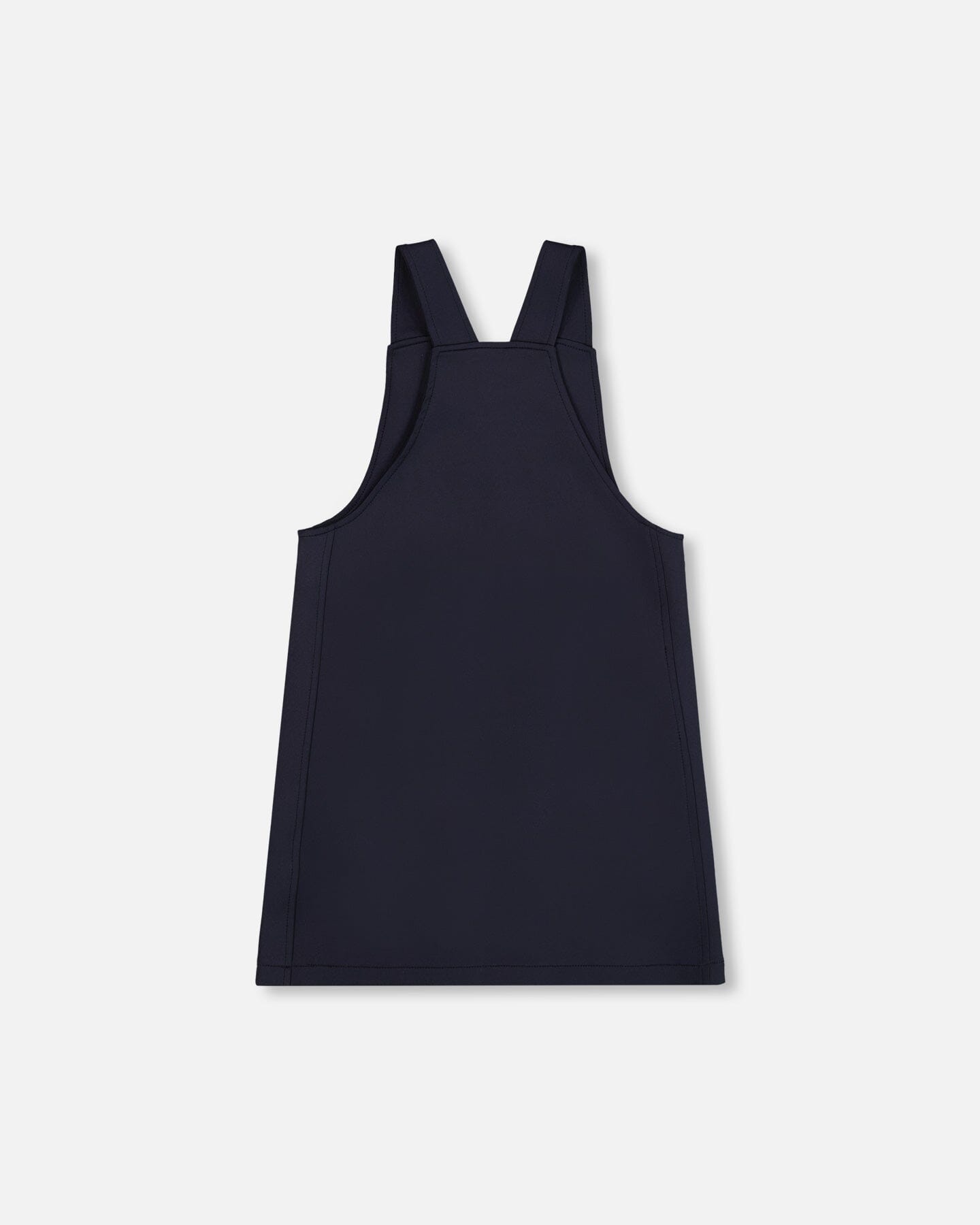 Milano Jumper Dress Navy Blue With Buckle Detail