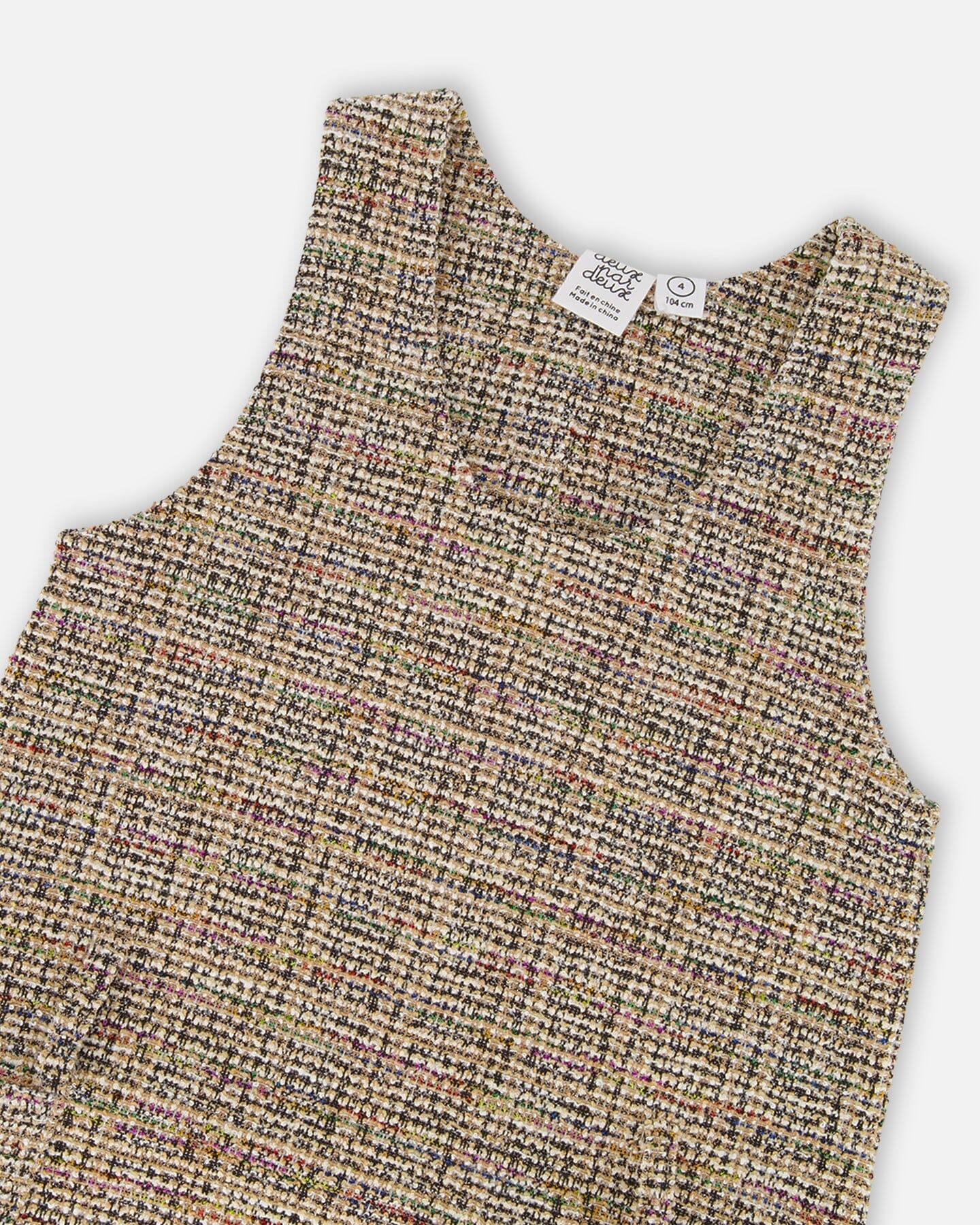 Tweed Jumper Beige And Black