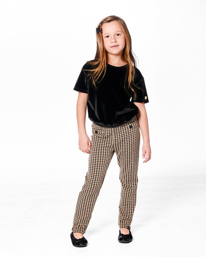 Jacquard Knit Pant With Welt Pocket
