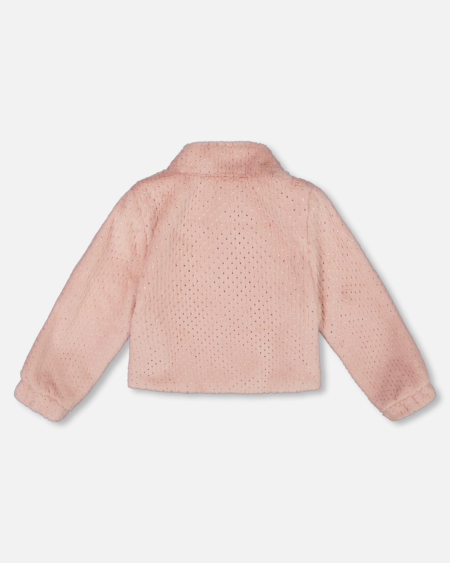 Fake Fur Short Jacket Pink