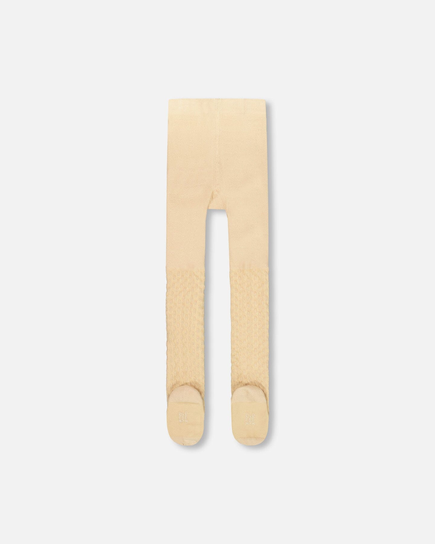 Collants tricotés beiges