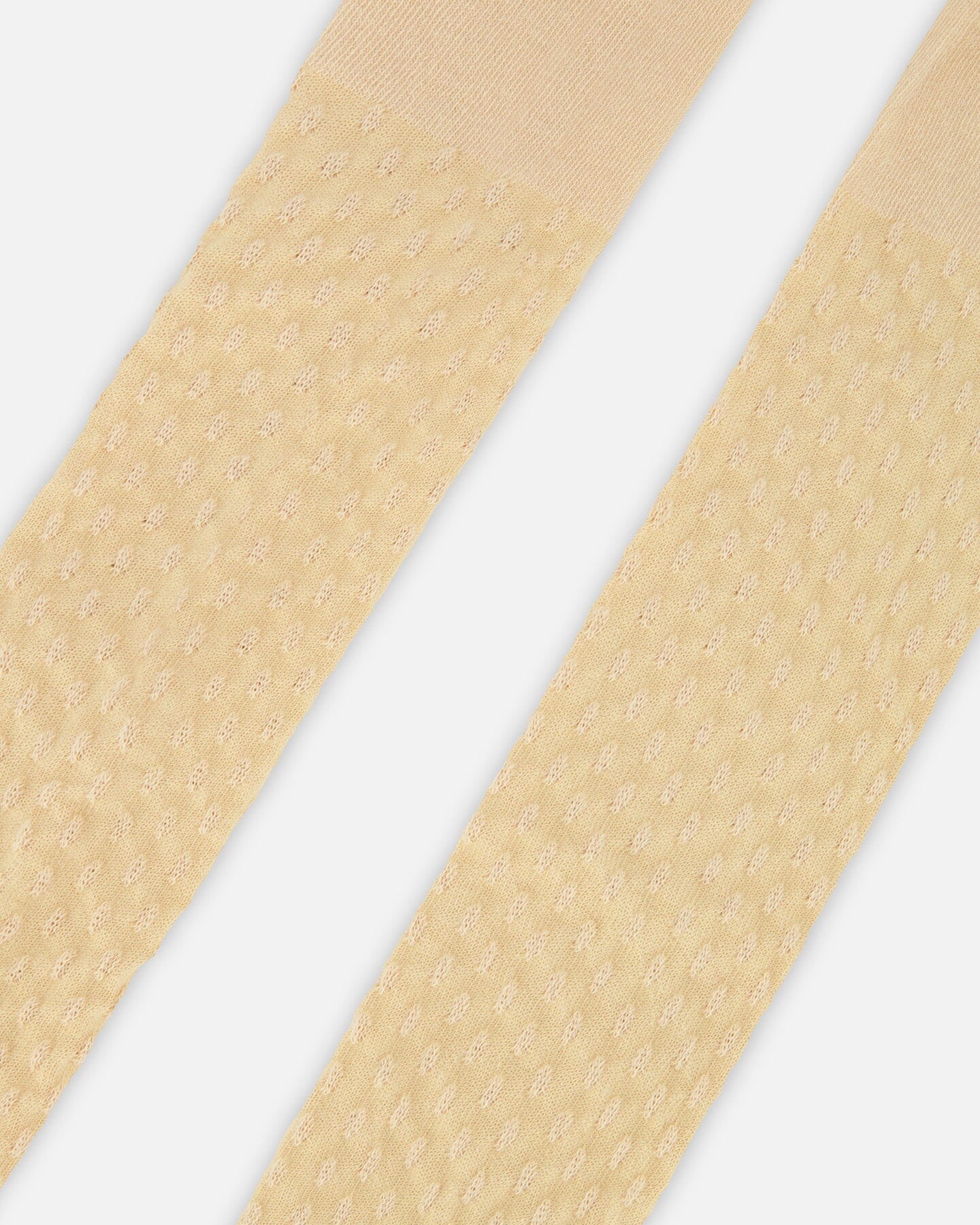 Collants tricotés beiges