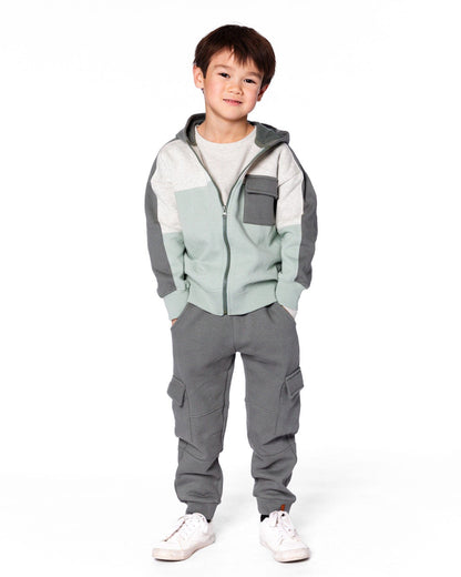 Fleece Sweatpants With Pockets Dark Gray