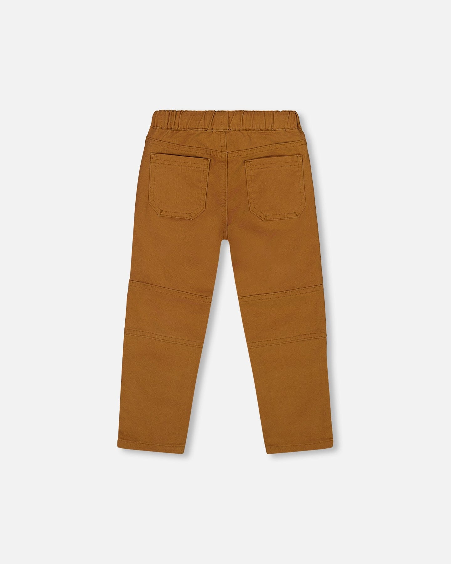 Pantalon de jogging en sergé avec poches plaquées marron