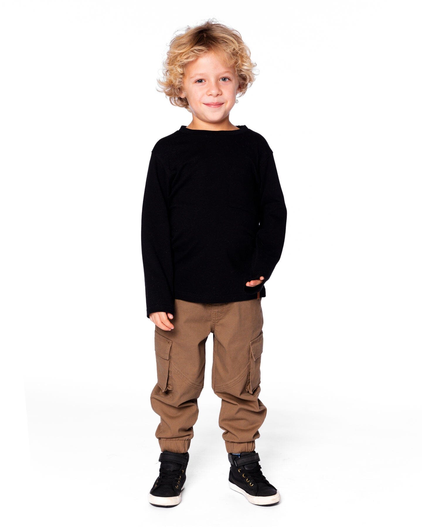 Organic Cotton Jersey Pocket T-Shirt Black