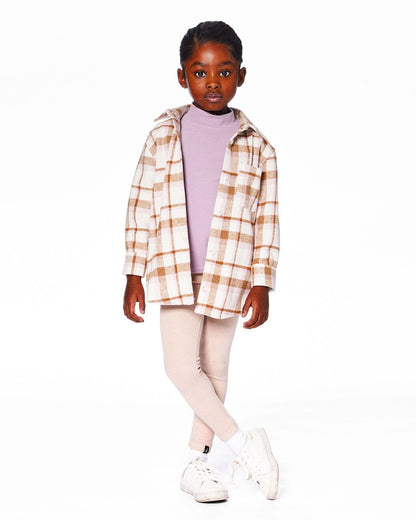 Super Soft Ribbed Leggings Light Caramel