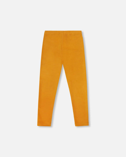 Super Soft Ribbed Leggings Golden Yellow