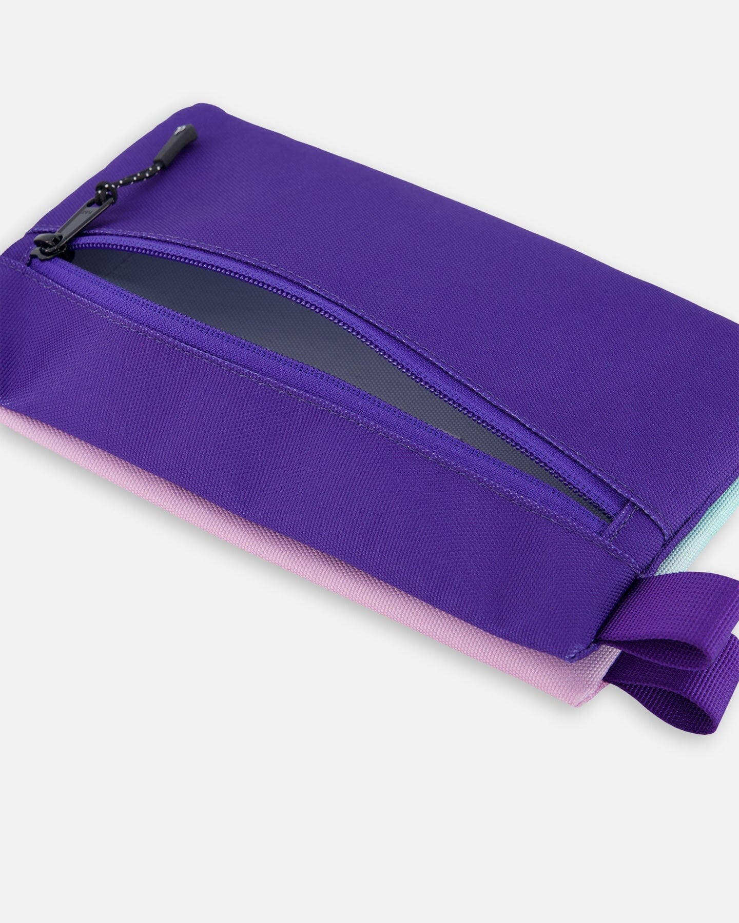 Trousse double dégradé violet
