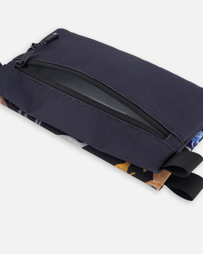 Trousse Double Imprimé Dinosaure Noir