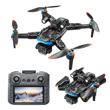 New A14 Pro MAX Drone Camera 4K HD  GPS Mini Drone Obstacle Avoidance Professional Brushless RC UAV Drone with Screen Remote